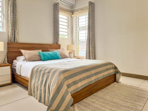 Postel nebo postele na pokoji v ubytování Beachfront Appartment