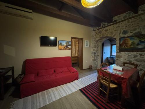 Posezení v ubytování Fani's house
