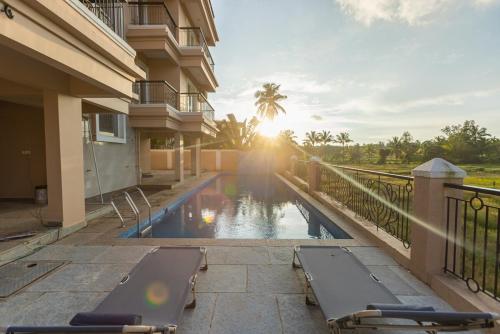 Πισίνα στο ή κοντά στο Da Alohas Premium 1BHK Suite Pool & Field View