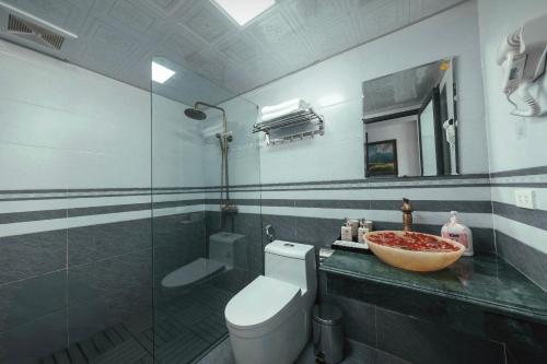Kuchyň nebo kuchyňský kout v ubytování Central Sapa March Hotel
