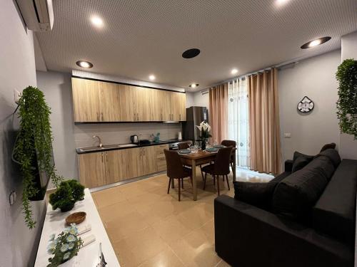 Η κουζίνα ή μικρή κουζίνα στο Cattleya Apartment