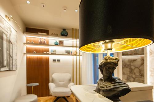 Koupelna v ubytování Hotel Delle Nazioni