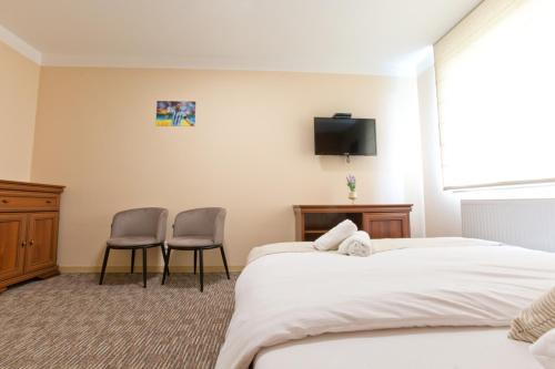 Letto o letti in una camera di Reštaurácia GÓL