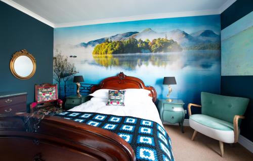 Ένα ή περισσότερα κρεβάτια σε δωμάτιο στο The Mount self-catering