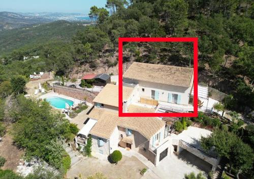 Villa indépendante dans un domaine privé 25 minutes de Cannes