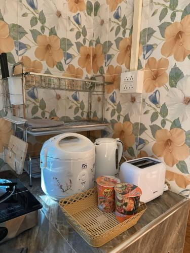 Dapur atau dapur kecil di บ้านสวยกานต์ชนิต