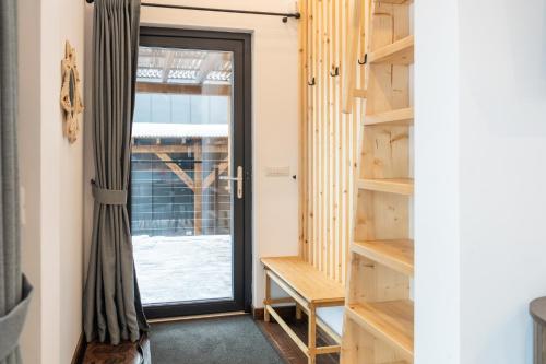Ένα ή περισσότερα κρεβάτια σε δωμάτιο στο Leaf Loft Chalet