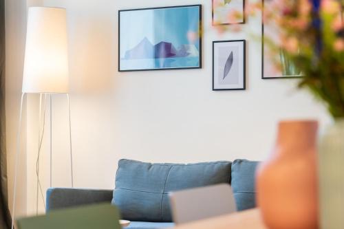 Гостиная зона в BENSIMON apartments Mitte - Moabit