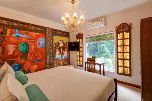 Katil atau katil-katil dalam bilik di Baagh House Villa