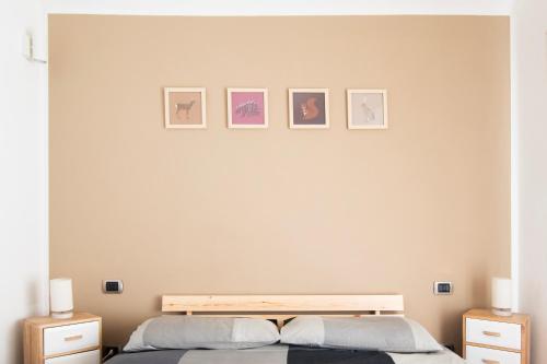 Postel nebo postele na pokoji v ubytování Little Room - Camera indipendente nella Torre