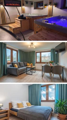 Apartamenty Wisła Krzywa 8, wanna z hydromasażem, basen zewnętrzny