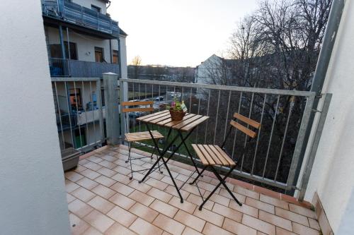 Balkón nebo terasa v ubytování FullHouse - Chemnitz - M45 Apartments