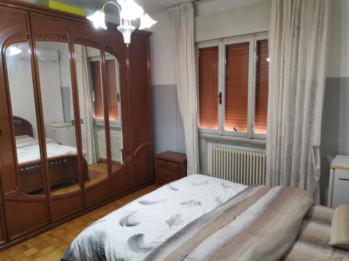 Postel nebo postele na pokoji v ubytování Camera matrimoniale