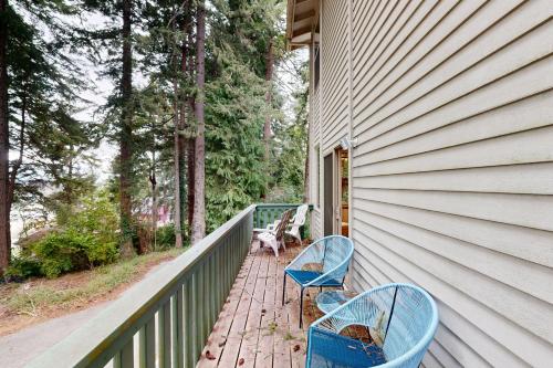Μπαλκόνι ή βεράντα στο The Pony Creek Forest Retreat