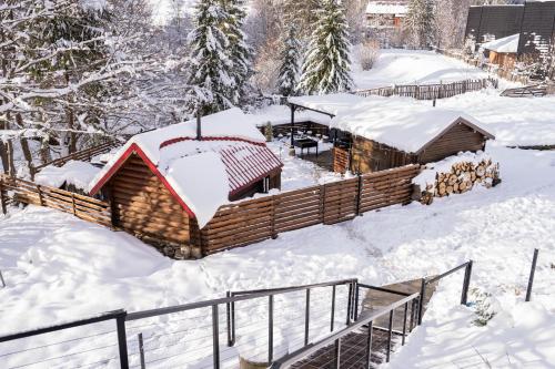 Το Leaf Loft Chalet τον χειμώνα