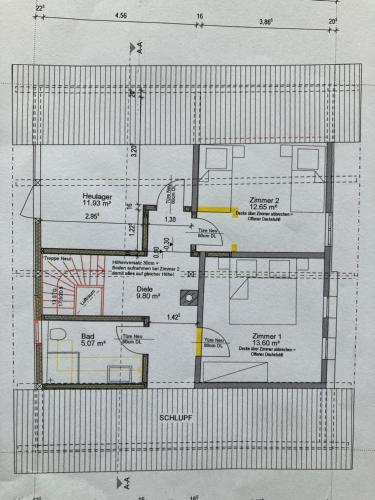 Plano de Vorsäßhütte Metzler
