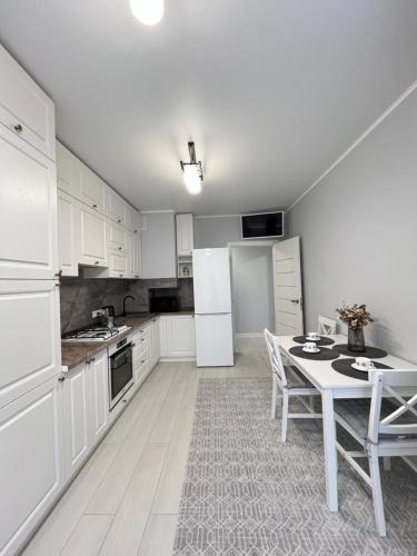 Cuina o zona de cuina de Ginny's Park-View Flat