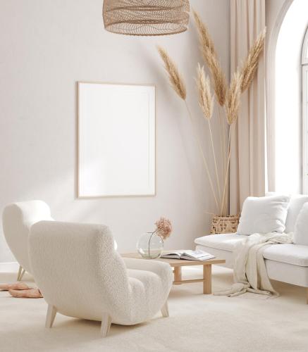 Ruang duduk di Luxe 220, Unit 1 - City View Suite