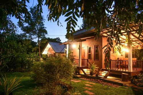 Zahrada ubytování EdenHaven Cottage