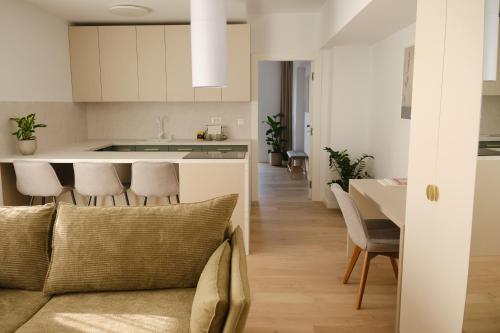 O zonă de relaxare la Miss Green I Apartament cu un dormitor I One Cotroceni Park