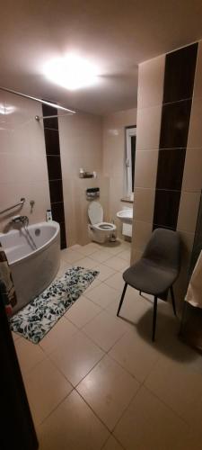 Et badeværelse på Villa Rosse