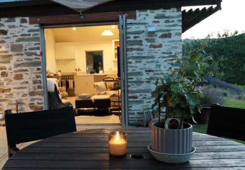 Posezení v ubytování Bannock Brae Vineyard Cottage