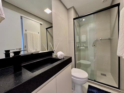 Koupelna v ubytování Apartamento Alto Padrão