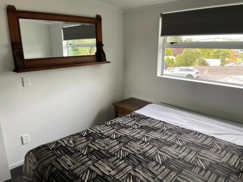 Кровать или кровати в номере Mountain View Apartments