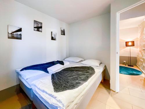 Postel nebo postele na pokoji v ubytování Bnb Downtown Stavanger berti ap 3 - 2 Rooms