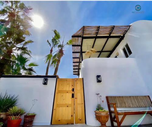 Μπαλκόνι ή βεράντα στο Nice apartment near the beach #8