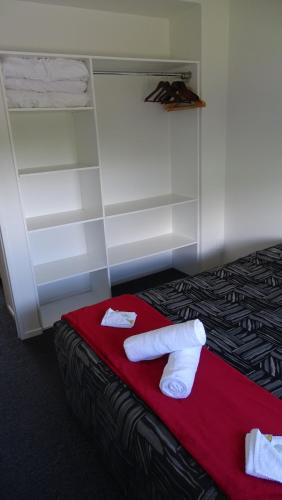 Кровать или кровати в номере Mountain View Apartments