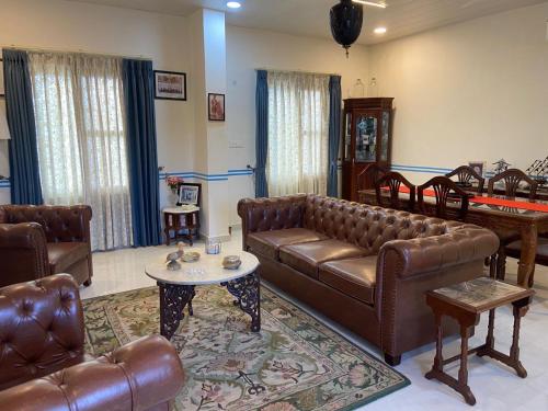 Area soggiorno di A heritage homestay - kishore niwas haveli in the old city