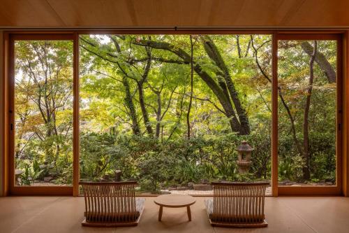 Jardin de l'établissement Jinya Ryokan
