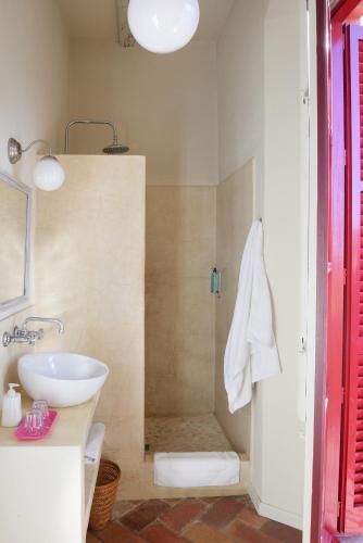 Koupelna v ubytování Hotel Aiguaclara