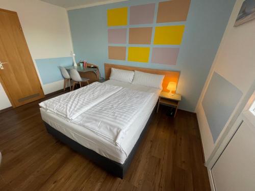 Residenz Hotel Wuppertalにあるベッド