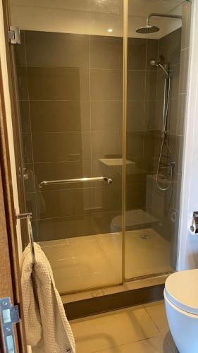 Bilik mandi di Azuri Mauritius Penthouse with Sea Views