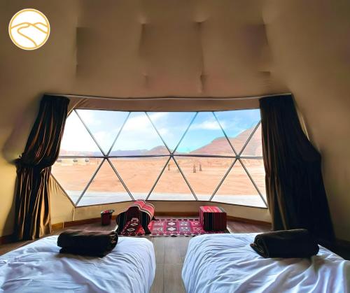 Ένα ή περισσότερα κρεβάτια σε δωμάτιο στο Amber Luxury Camp