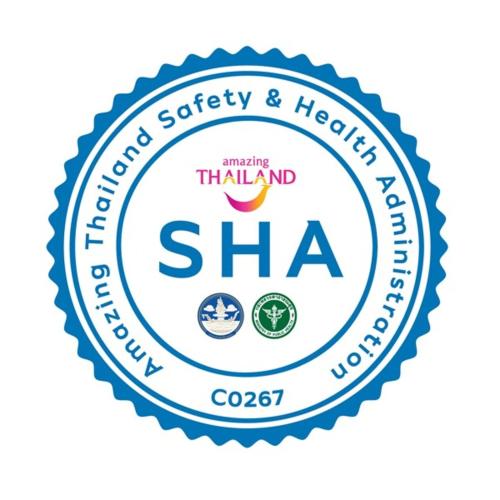 a label for a thailand sha mortar safety and health clinic at Carnation Residence in Samut Prakan