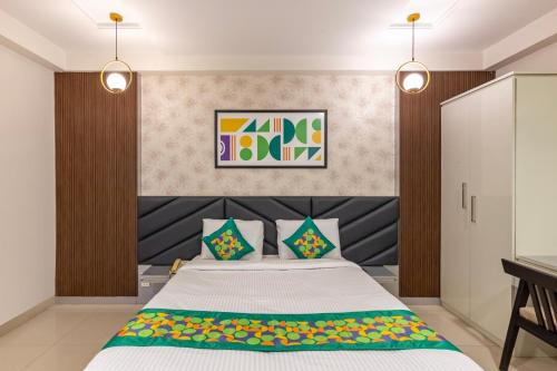 Cama o camas de una habitación en Treebo AR Grand, Gajuwaka