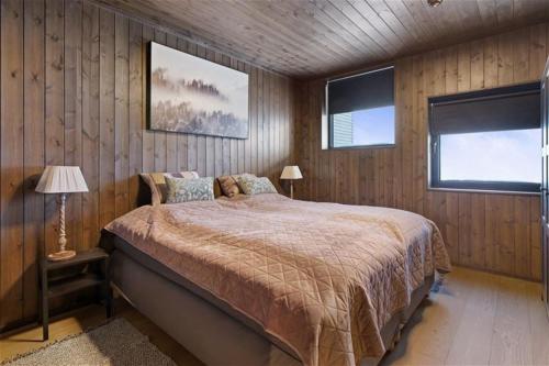 Postel nebo postele na pokoji v ubytování Ski in-out - New Chalet apartment - Favn Hafjell