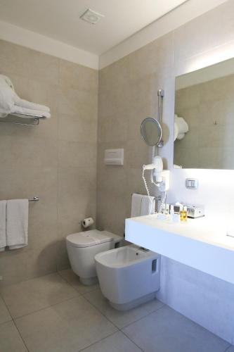 Ένα μπάνιο στο Hotel Villa Sirio