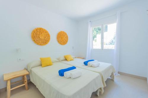 Ένα ή περισσότερα κρεβάτια σε δωμάτιο στο Villa Sol C