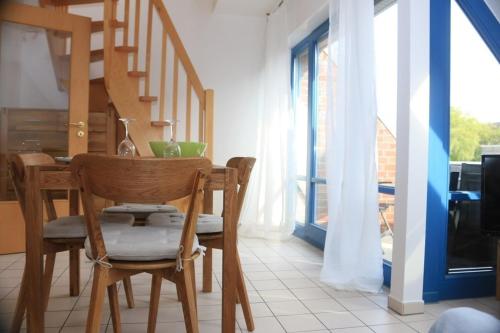 Balkón nebo terasa v ubytování Wohnung 11