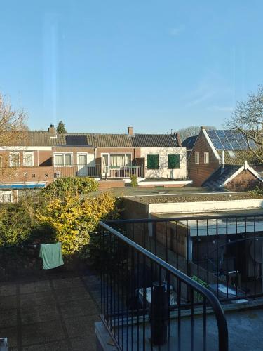 a view from the balcony of a building at Southern Sun in Tilburg