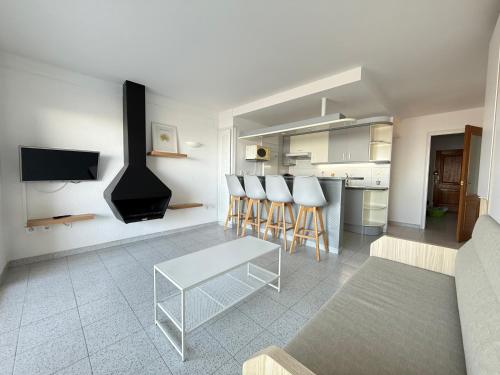 Η κουζίνα ή μικρή κουζίνα στο Agi Pi Sunyer Apartments
