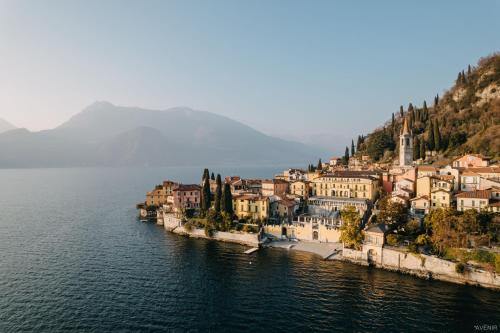 a town on the shore of a body of water at Hotel Royal Victoria, by R Collection Hotels in Varenna