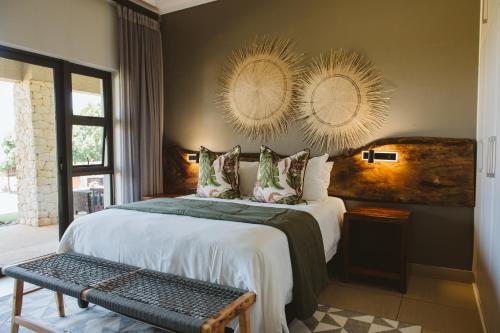 Ένα ή περισσότερα κρεβάτια σε δωμάτιο στο Tandweni Villa