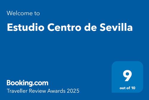 Certifikát, ocenenie alebo iný dokument vystavený v ubytovaní Estudio Centro de Sevilla