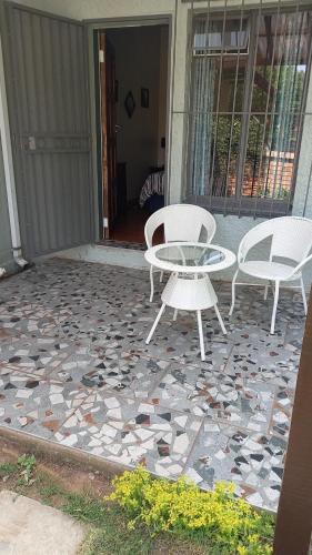 Patio nebo venkovní prostory v ubytování Rooster Room