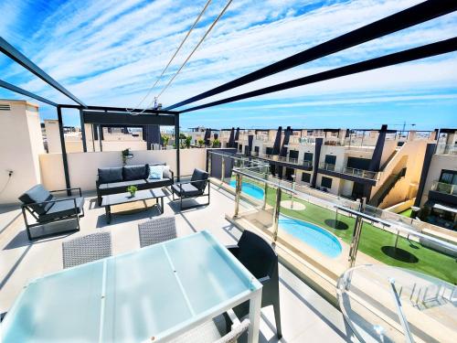 Balkón nebo terasa v ubytování Apartment Diamante 2